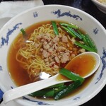 Senka - ミニ台湾ラーメン。それほどミニではありません(^_^;)