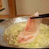 松阪大石牛 松阪豚 福虎 - しゃぶしゃぶ中