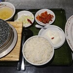 餃子の王将 - 激辛石鍋麻婆豆腐セット