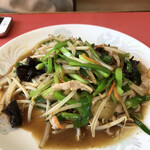 中華料理 成喜 - ニラ炒め