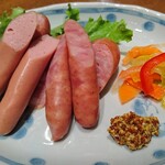 日本料理 田中 ひっつみ庵 - ソーセージ！うましっ！