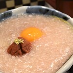 とん唐てん - 梅がゆ親子丼