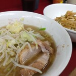 ラーメン二郎 - つけめん少なめニンニク。
