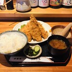 Uo Tomo - アジフライ＋ご飯セット