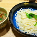 手延べうどん 水山 - 柚子胡椒の黒豚つけうどん