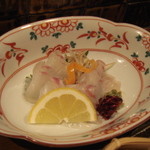 肴 大富 - 鯛！初めてこんな旨い鯛食べたかも！〆た後も下処理がいるようだ！