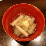 川田 - 2020.2.  芋茎の吉野煮