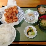 味道楽 しゅんちょう - 「唐揚げ定食」850円