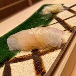 山の井 - 平目の昆布締め