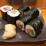 玄海鮨 - カンパチ 細巻き  メニューにはありません