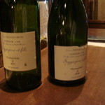 肴 大富 - ワインボトルの様な日本酒