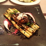 ビストロ ダイア - 神楽のホワイトアスパラ、トリュフソース