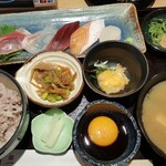 魚食処 一豊 - 宇和島風　海鮮めし定食￥1,000