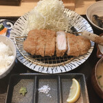 箱崎 井のかわず - ロース定食