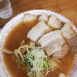 喜多方食堂 - チャーシュー麺鶏油￥750