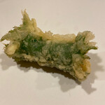 お座敷 天婦良 あやめ - 車海老の紫蘇巻き