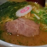 会津ラーメン 和 - 青じそラーメン（濃厚：太麺）