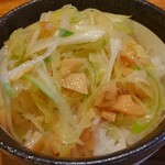 会津ラーメン 和 - ネギメンマ丼