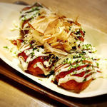 Fried large Takoyaki