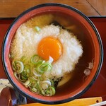 Sobadokoro Kafuku - 山かけうどん　950円