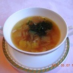 Famunetto - 野菜とあおさ海苔のスープ