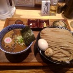 中華蕎麦 とみ田 - 味玉つけめん[大]350g 辛味 焼売