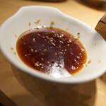 ホルモンと日本酒 ホルモン屋かねちゃん - ホルだれ