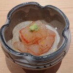 鮨 さかい - 増毛のボタン海老のヅケ