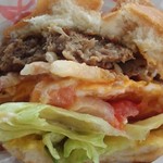 バーガーショップ あいかわ - 食べかけでゴメンなさいっ