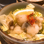 マルショウ酒店 - もつ塩焼き