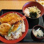 Kyuubeeya - 天丼ランチ大盛874円