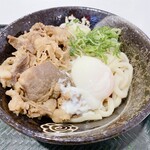 はなまるうどん - 料理写真:牛肉温玉ぶっかけ