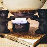 界 加賀 - 朝食　ウサギ発見♪