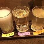 Tabedokoro Hiyoko - 利き酒1780円