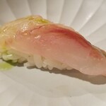 アル・ケッチァーノ - ◇「鯛の湯引きとカボチャの種のオイル」