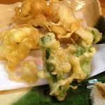 にしきや - はもの天ぷら（600円）