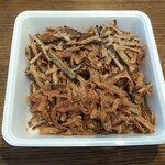 ディオ - ごぼうのパリパリおやつ唐揚げ(税抜)78円 ※開封後 (2020.04.03)