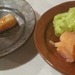 アル・ケッチァーノ - 「地魚の43℃調理 その骨とアボガド」