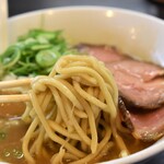 浜田山 - 魚介豚骨らーめん＋ネギ＋味玉