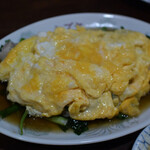 朝めし酒場 ナニコレ食堂 - シブヤのにら玉