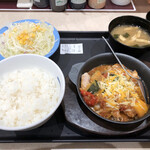 松屋 - カチャトーラ定食