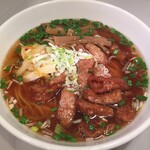 まんみ - 炸腸湯麺　（ホルモンラーメン）