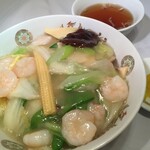 まんみ - 蝦仁会飯　（えびうま煮かけご飯）