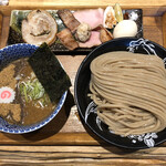 中華蕎麦 とみ田 - 「つけめん 並」1100円+「特製全部乗せトッピング」850円