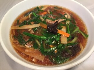 まんみ - 韮菜湯麺　（にらラーメン）