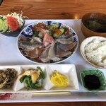 わはは - 刺身定食(780円)