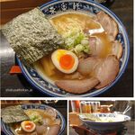 ラーメン食堂 来楽軒 兄弟店 - ミックスラーメン990円,てもみ醤油,来楽軒豊田兄弟店(愛知県豊田市)