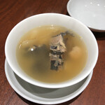 中国菜 仁 - 烏骨鶏のスープ