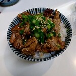 荒野のラーメン - ハラミ丼350円