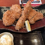 Tonkatsu Hamakatsu - 濱かつ都城店さん
                      ロース、ヒレ、エビフライセット　税込1639円